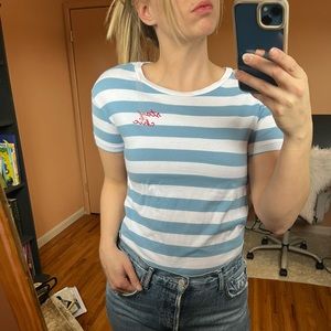 chic striped tee